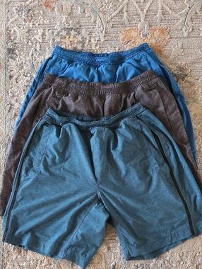 Men's Lululemon Pace Breaker 7" Shorts, 3 Pack